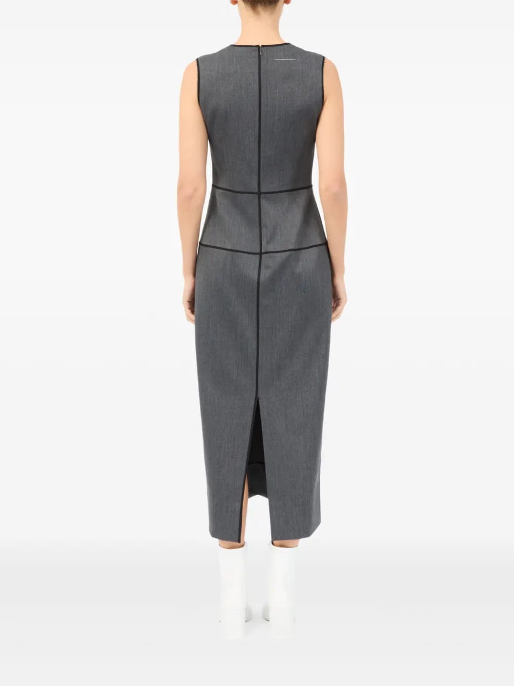 panelled sleeveless dress