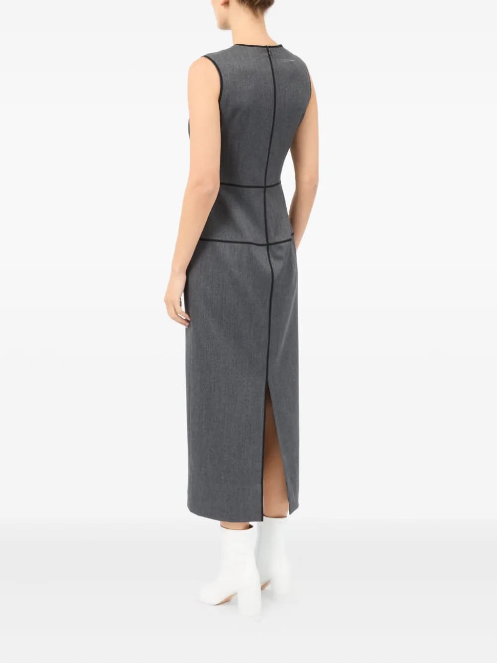 panelled sleeveless dress