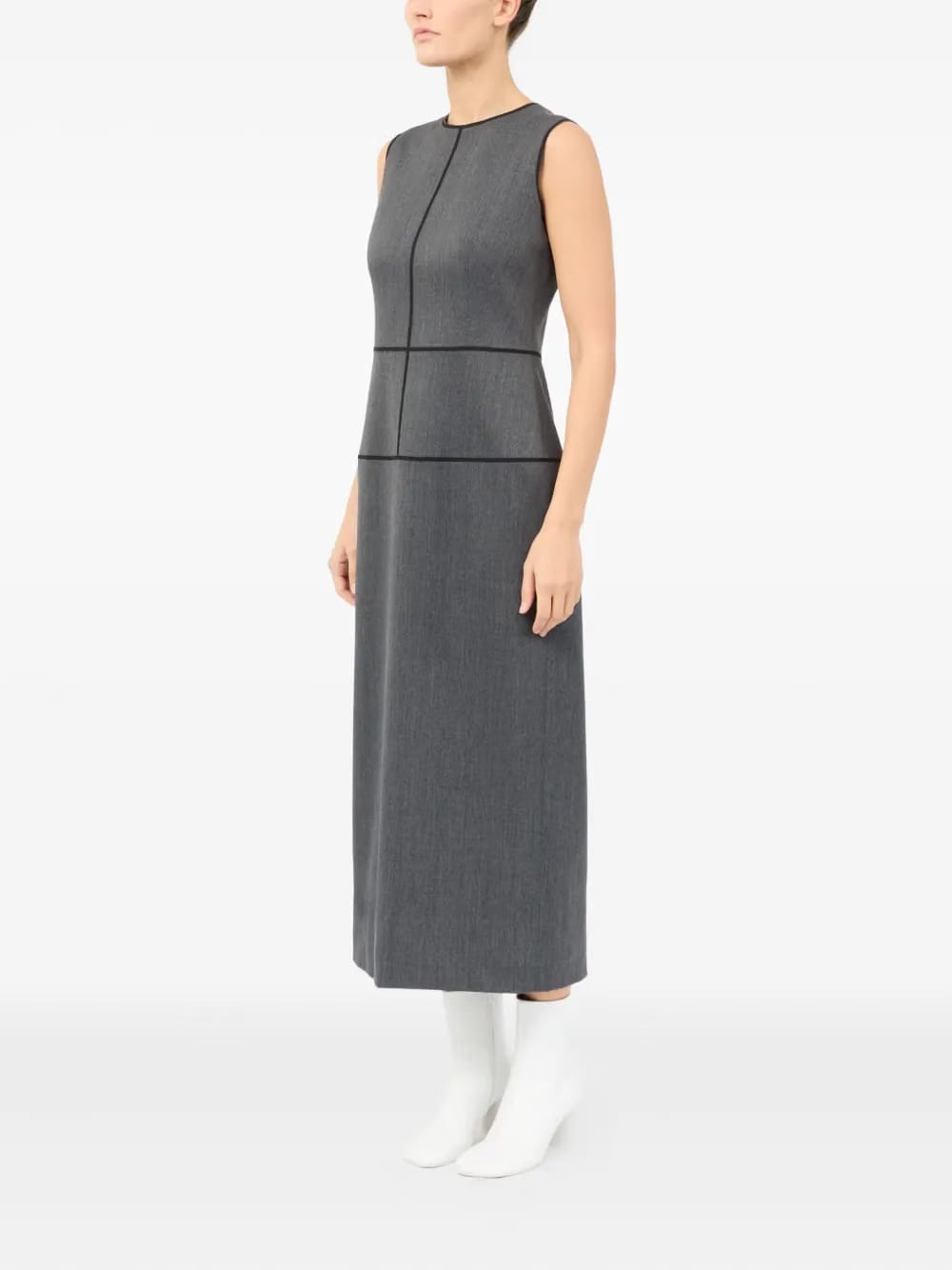 panelled sleeveless dress