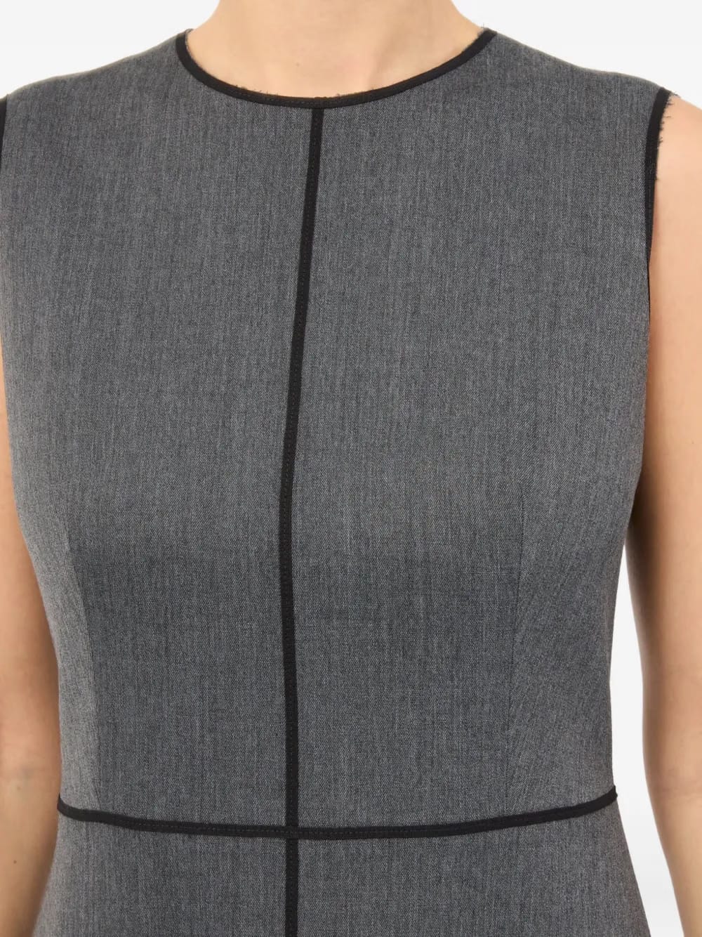 panelled sleeveless dress