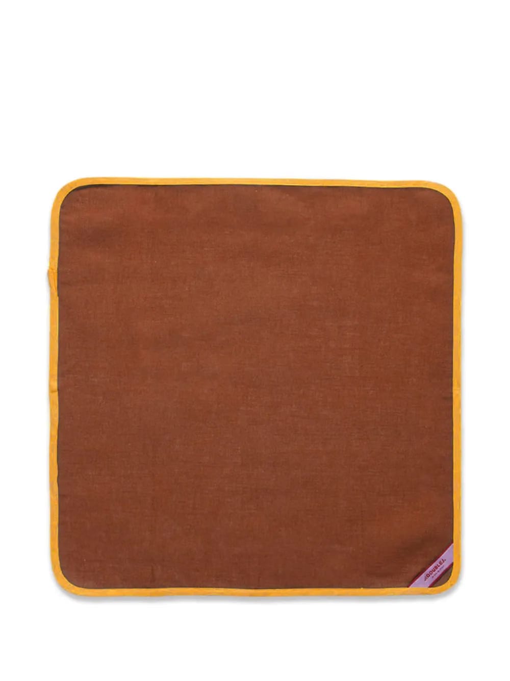 contrast-trim linen napkins (set of two)