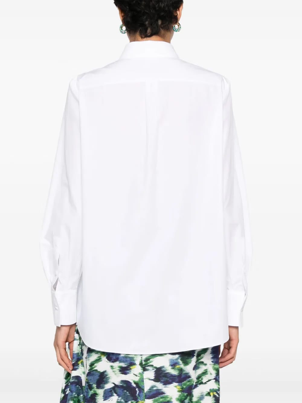 bow-detailed shirt