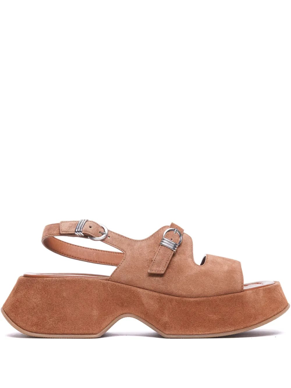 60mm suede sandals