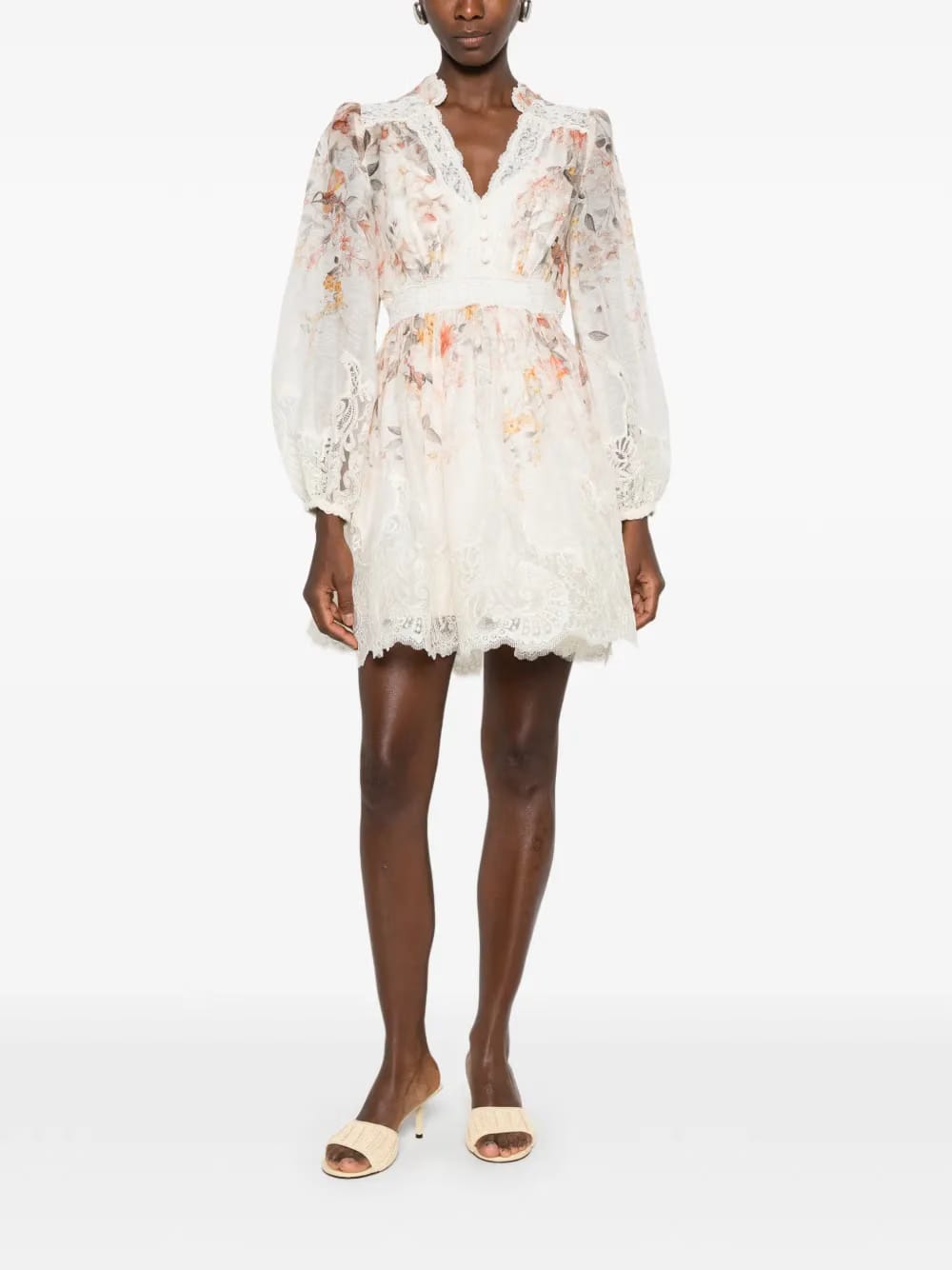 Luna lace mini dress