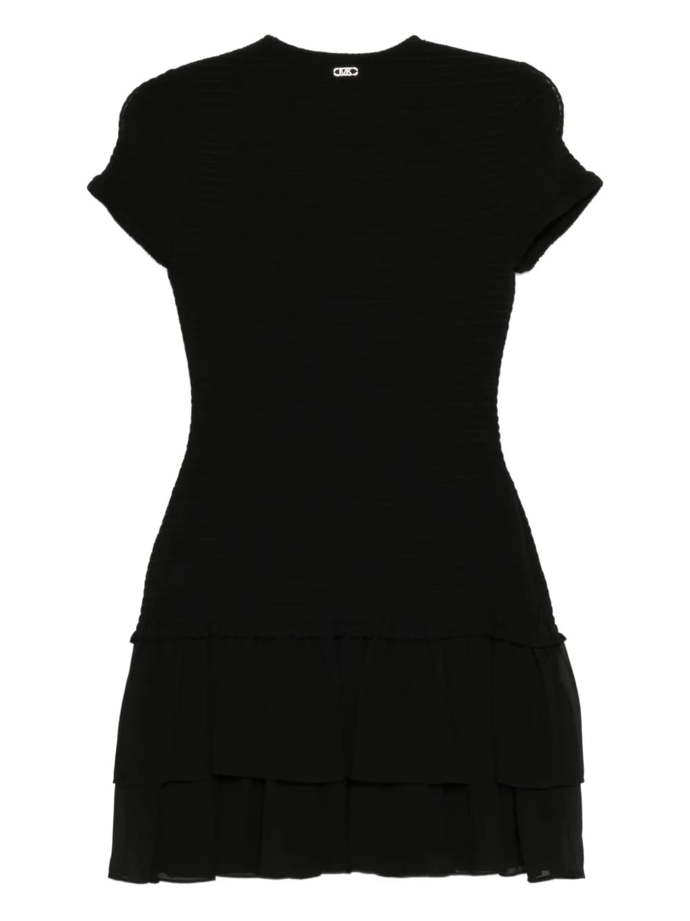 smocked mini dress