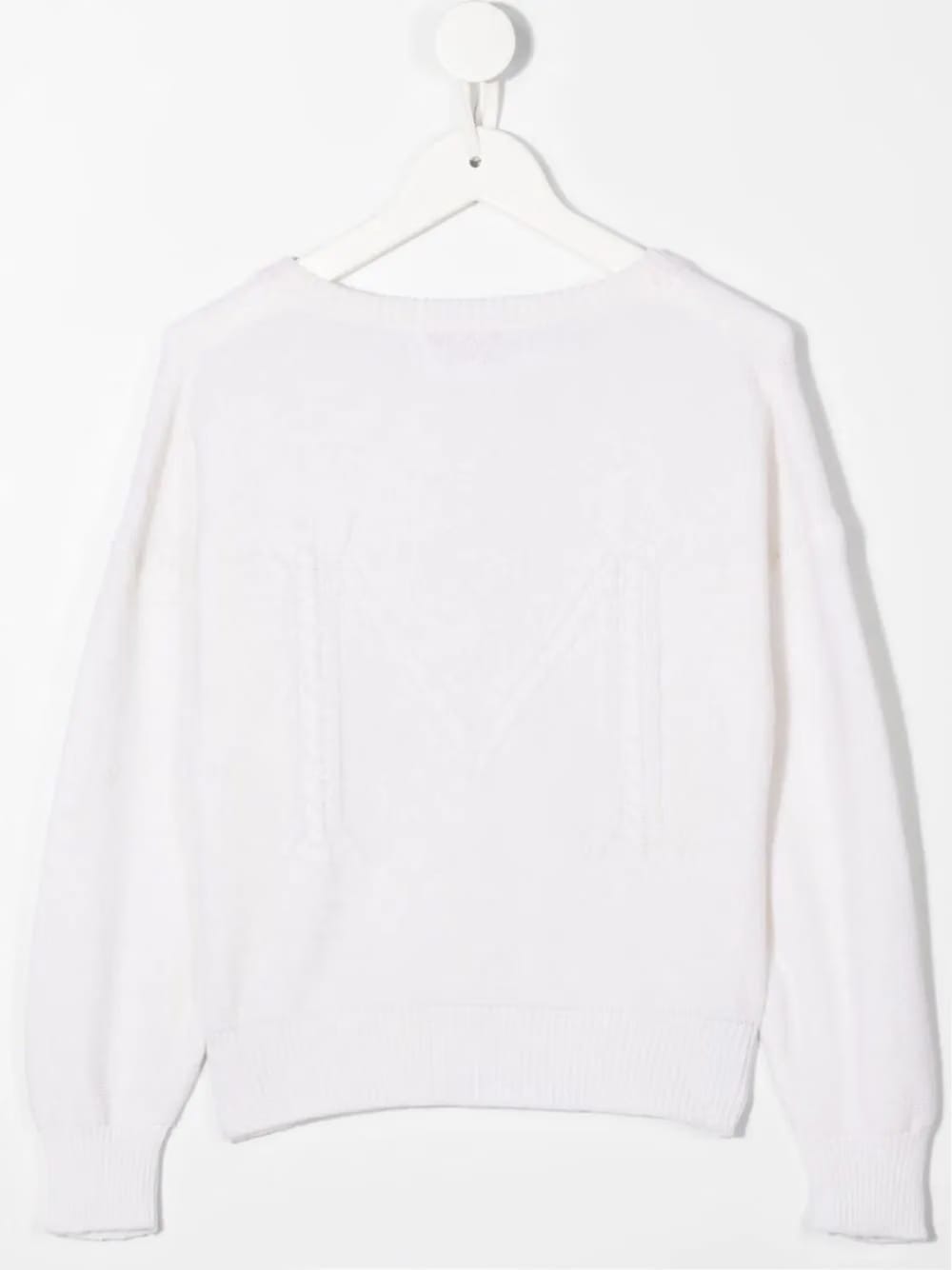 round-neck cardigan
