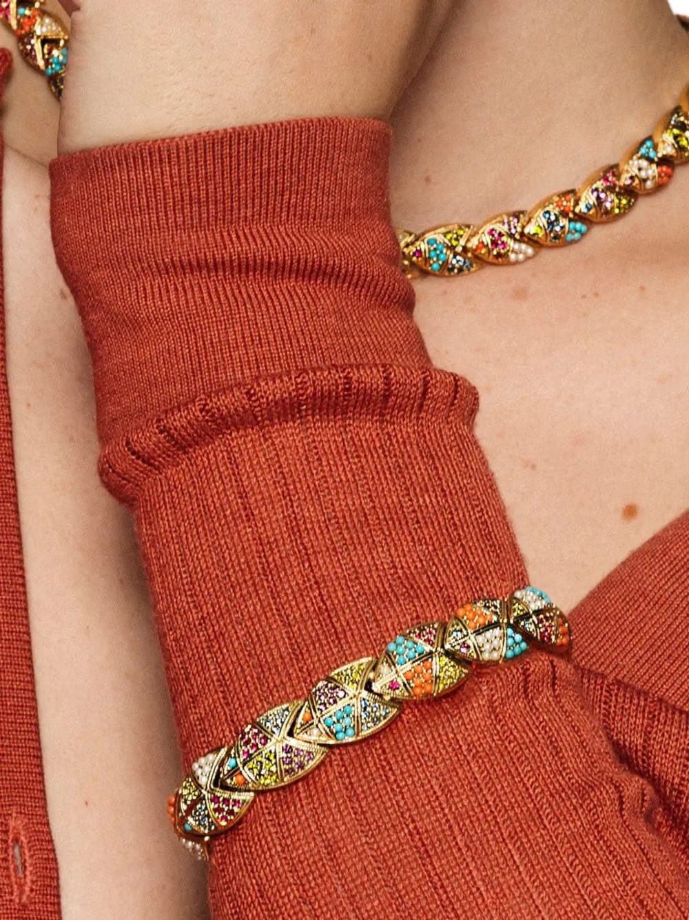 1980s D'Orlan embellished bracelet