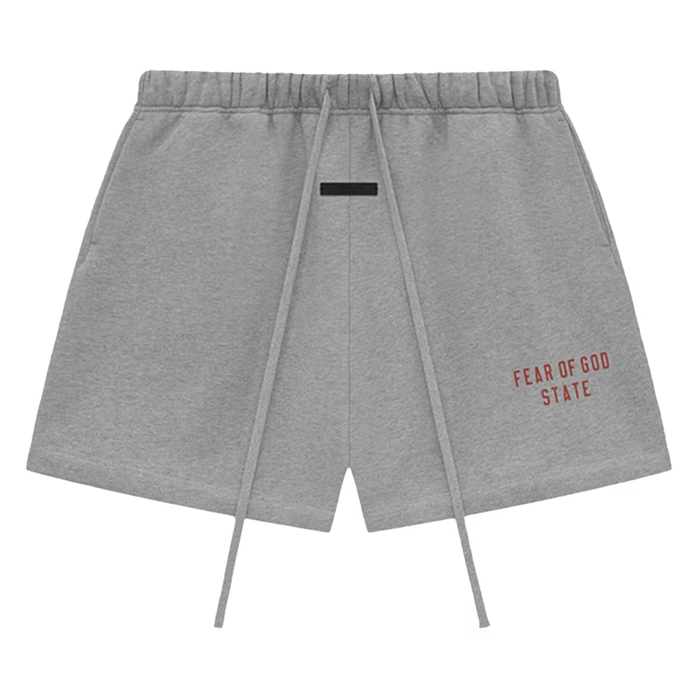 Fear of God Essentials Fleece Soccer Shorts Dark Heather