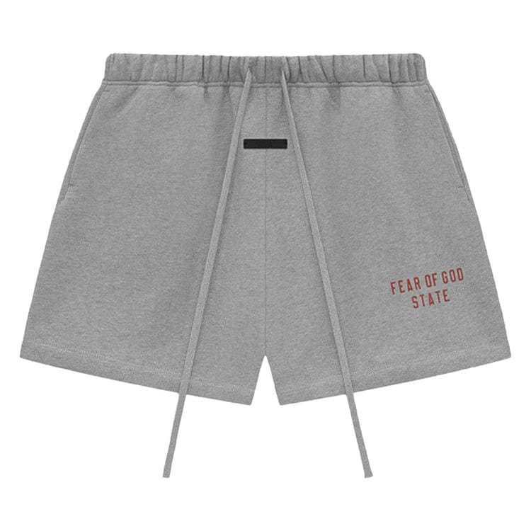 Fear of God Essentials Fleece Soccer Shorts Dark Heather