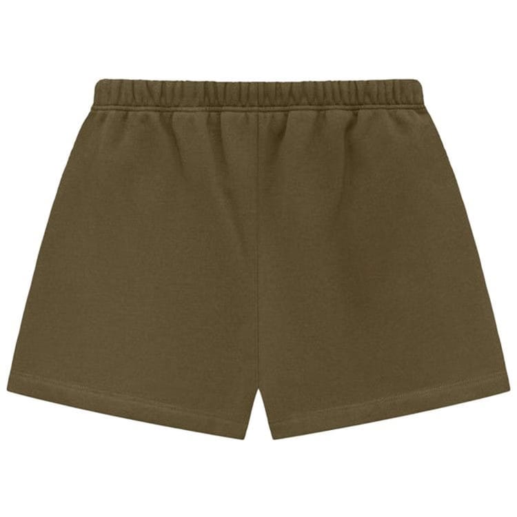 Fear of God Essentials Fleece Soccer Shorts Olive