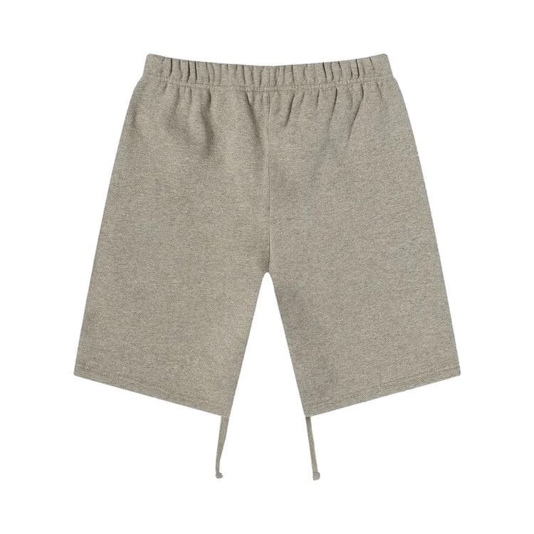 Fear of God Essentials Summer Core Sweat Short Dark Heather Oatmeal