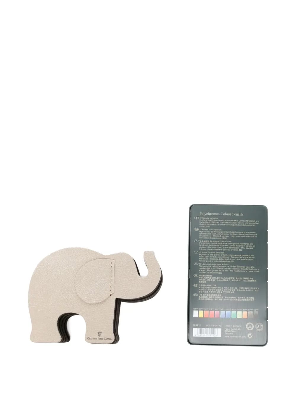 elephant leather pen holder