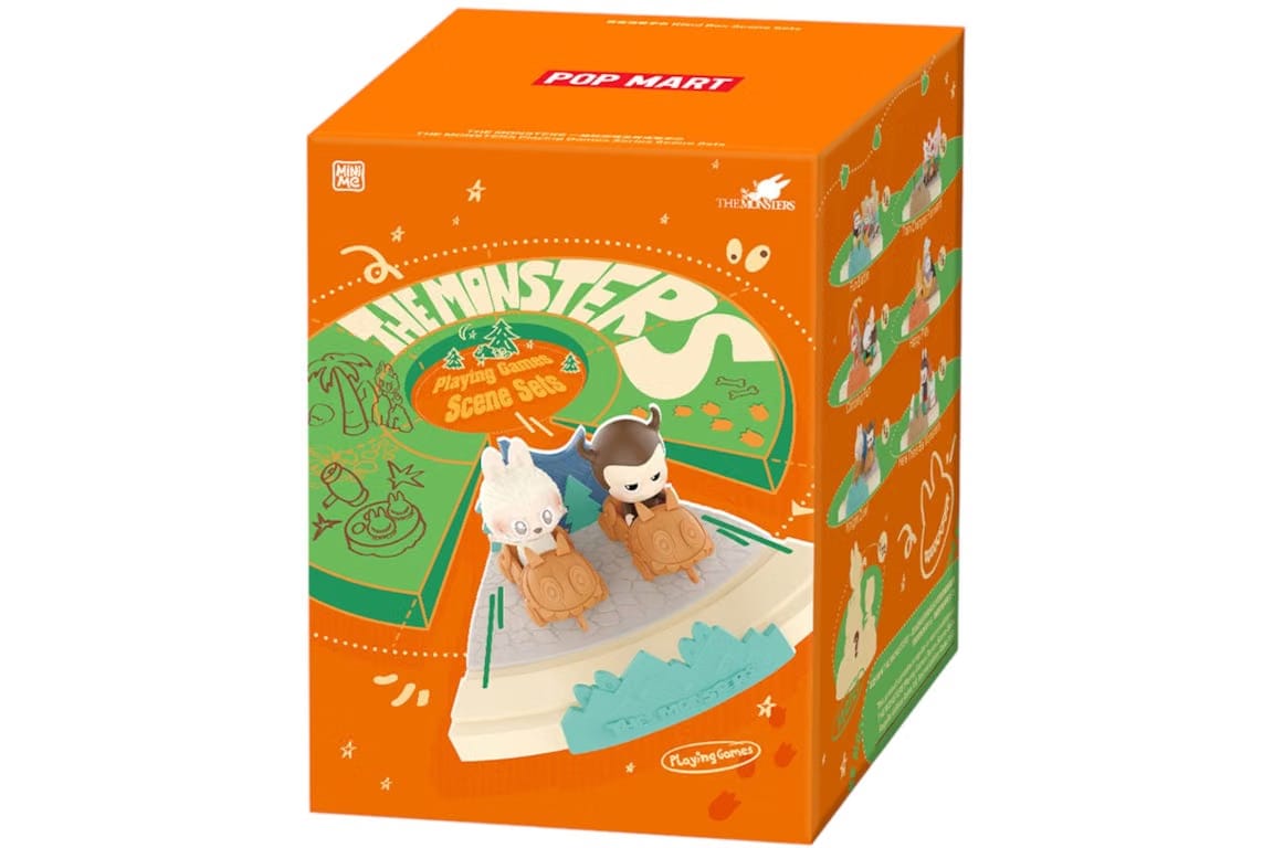 Pop Mart Labubu The Monsters Playing Games Series Scene Sets Single Blind Box