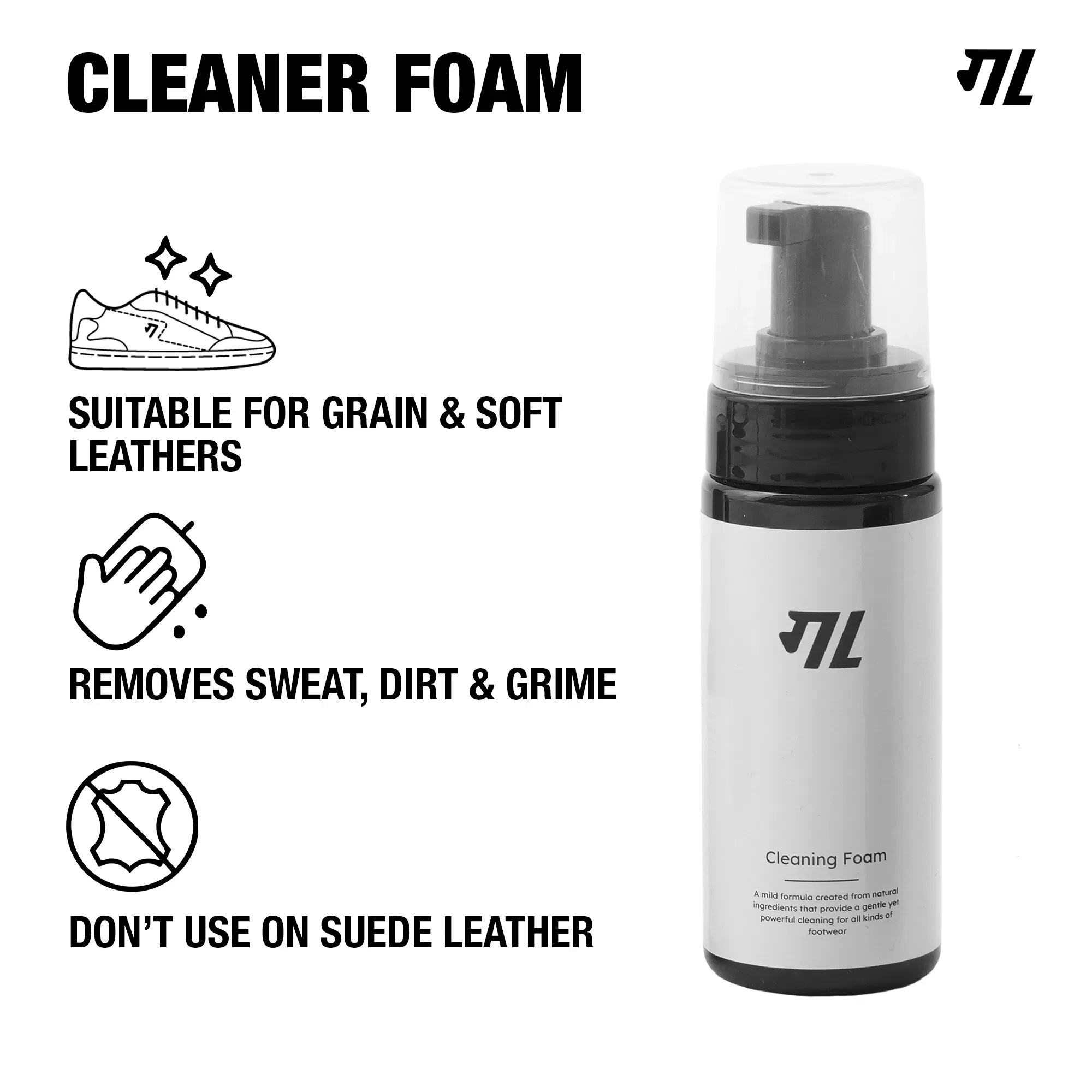 Rozana Care Kit - Cleaning Foam, Protection spray, Microfiber cloth, Brush