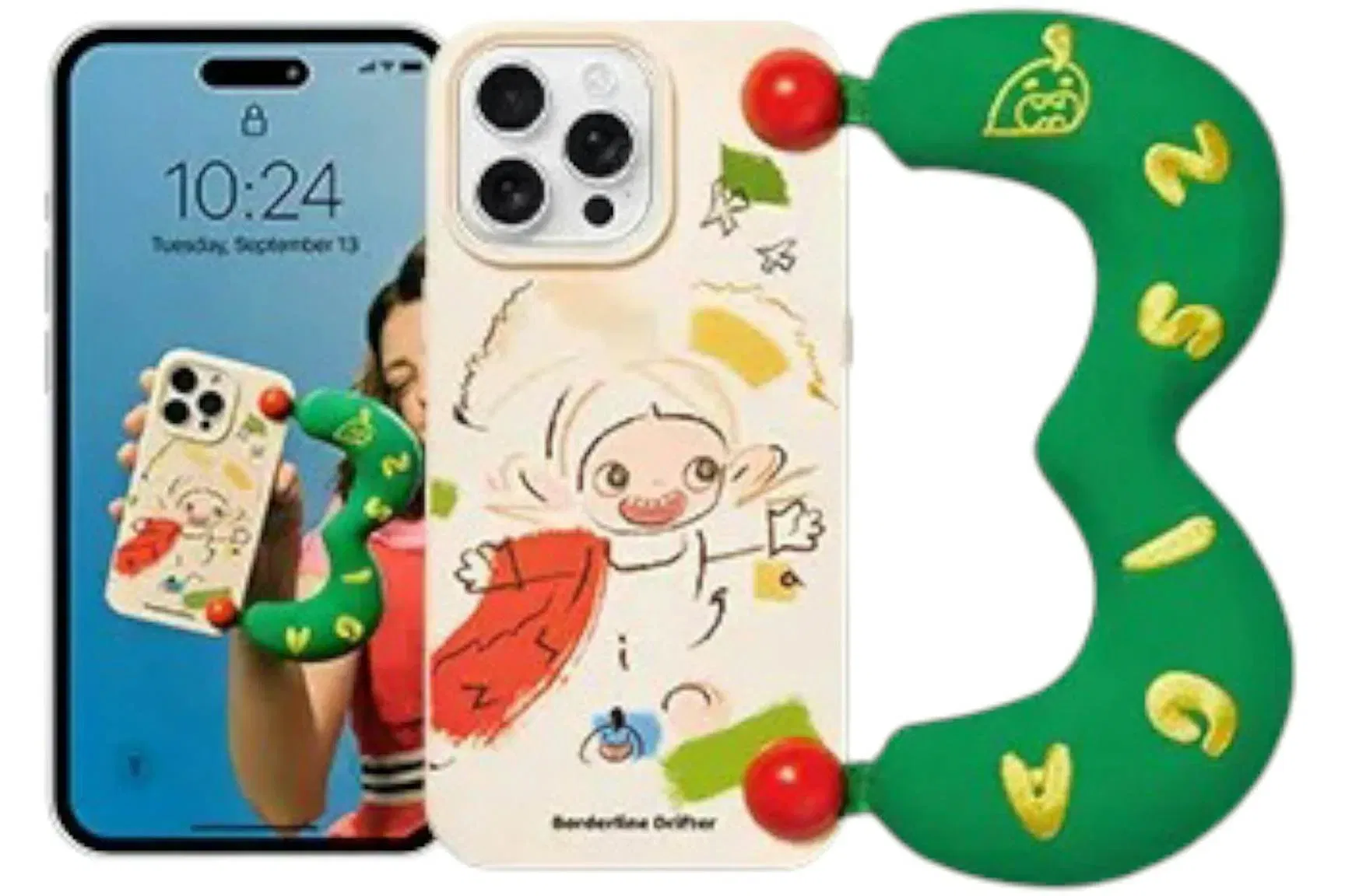 Pop Mart Zsiga Borderline Drifter Series iPhone 16 Pro Case