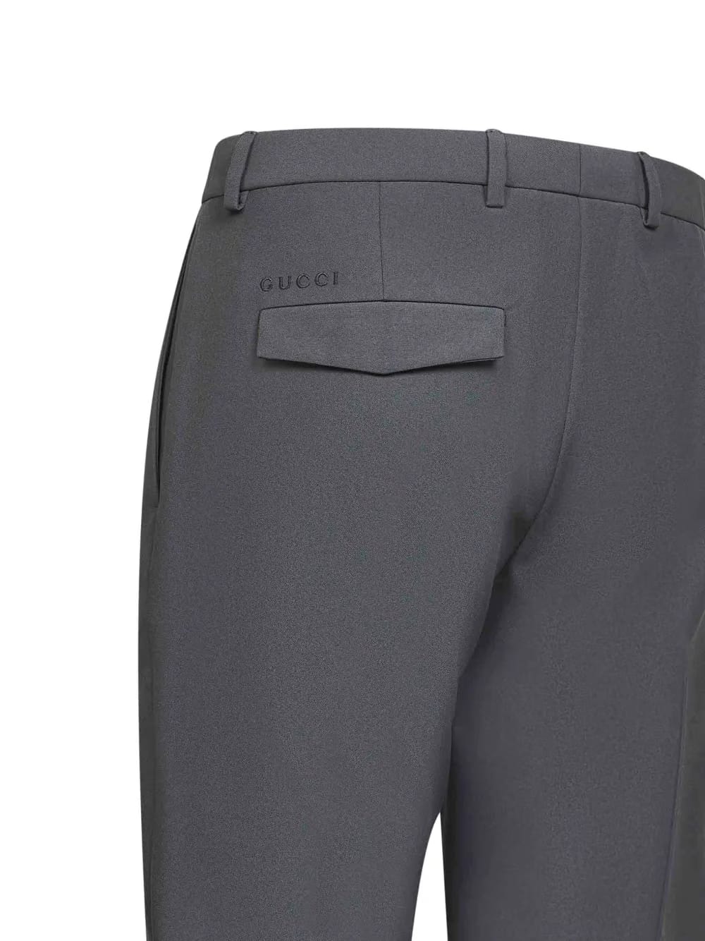 slit-detail trousers