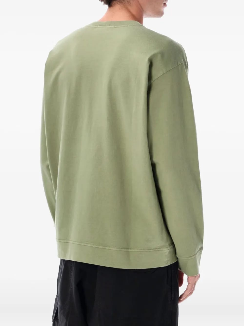 crew-neck cotton sweatshirt