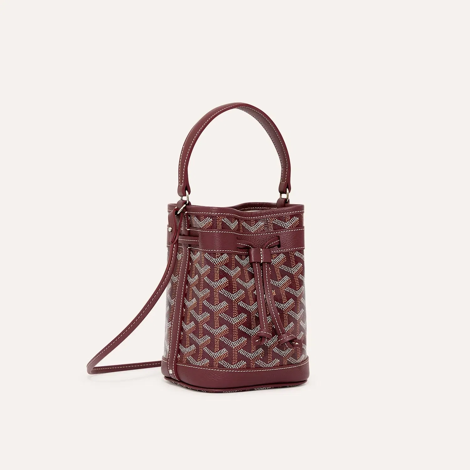 Petit Flot Mini bucket bag (Burgundy)