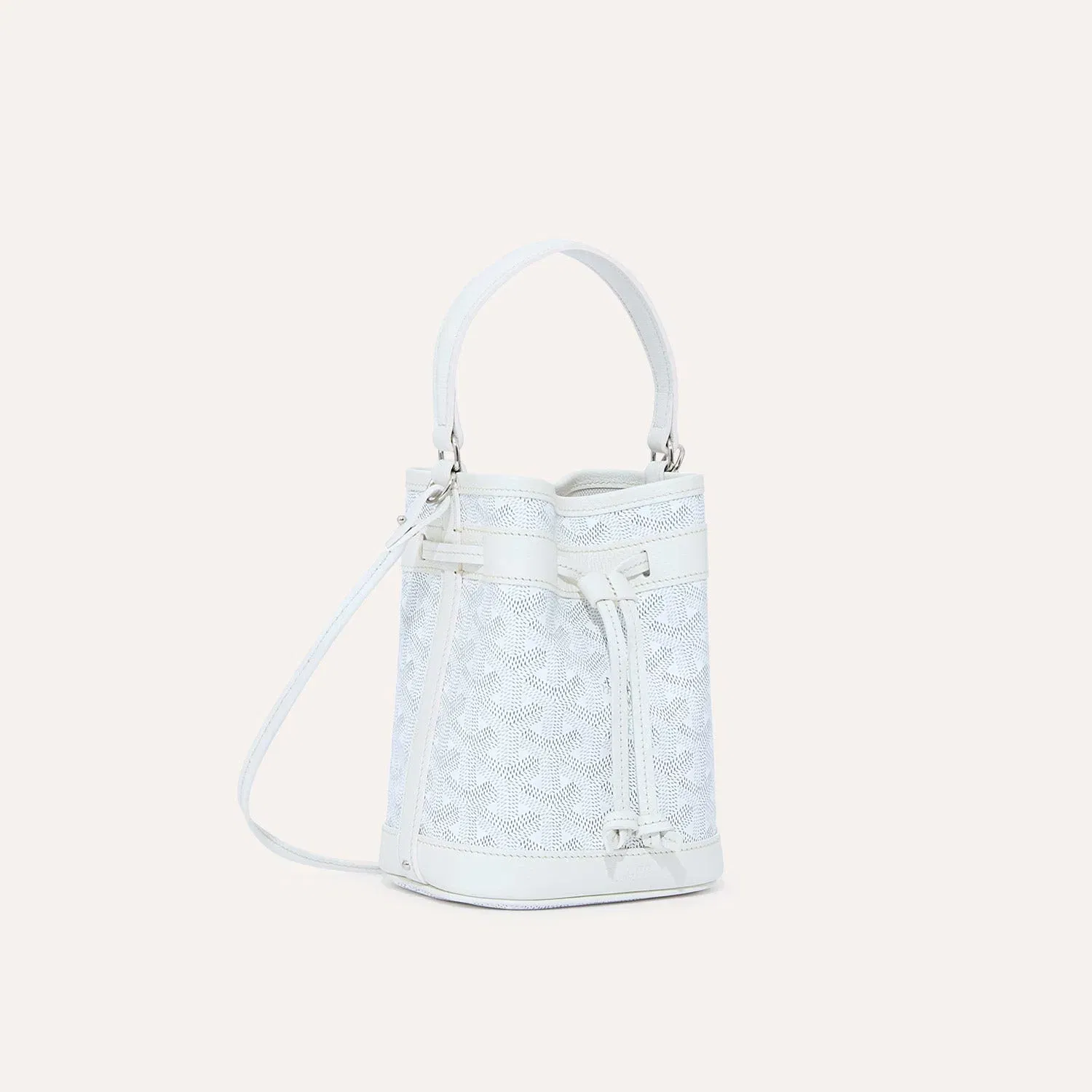 Petit Flot Mini bucket bag (White)