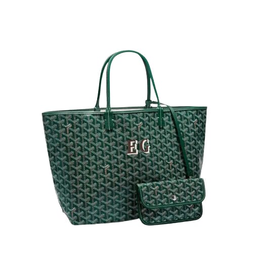 Saint Louis PM Bag Initials (Green)