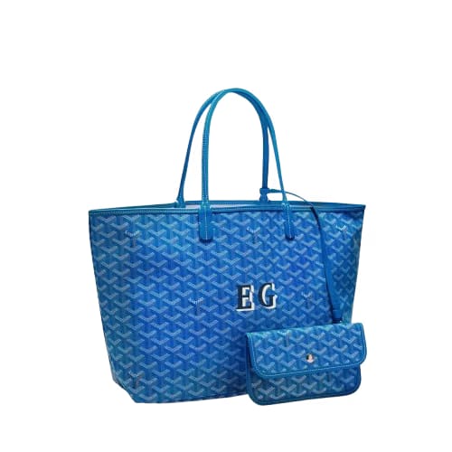 Saint Louis PM Bag Initials (Sky Blue)