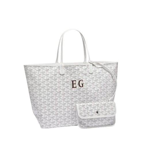 Saint Louis PM Bag Initials (White)