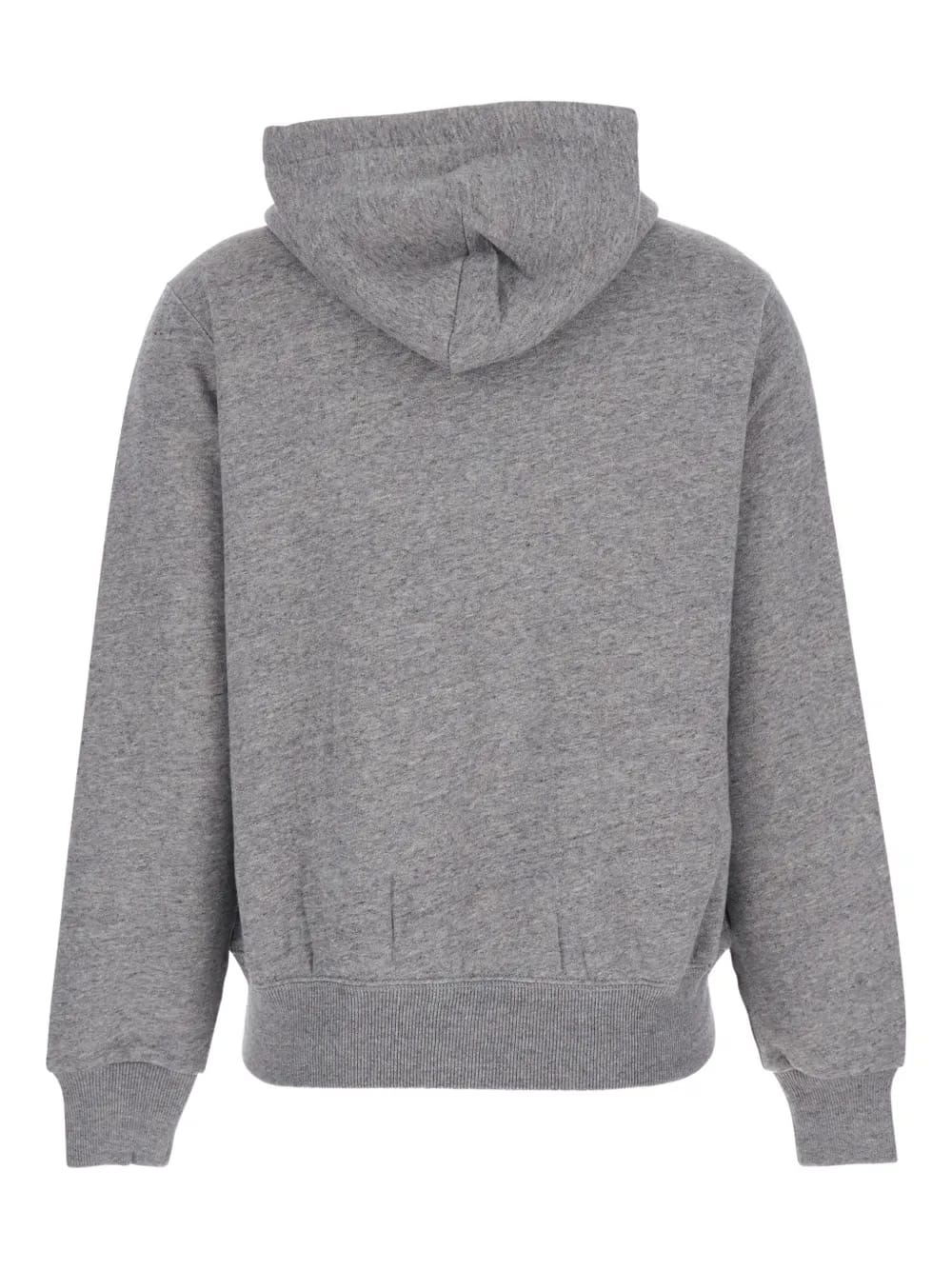 embroidered-logo zip-up Hoodie