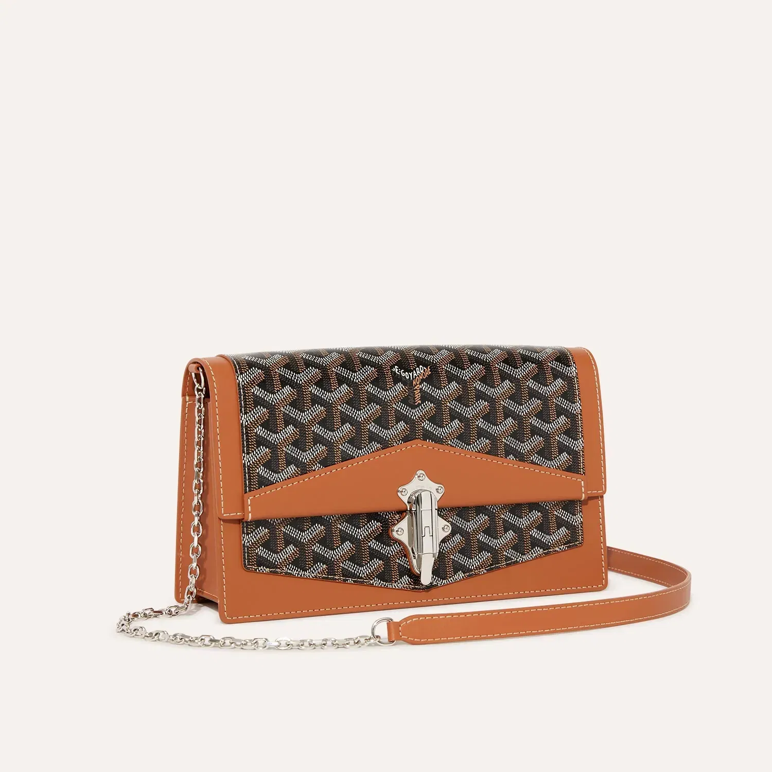 Duchesse Marie-Caroline Bag (Black & Tan)