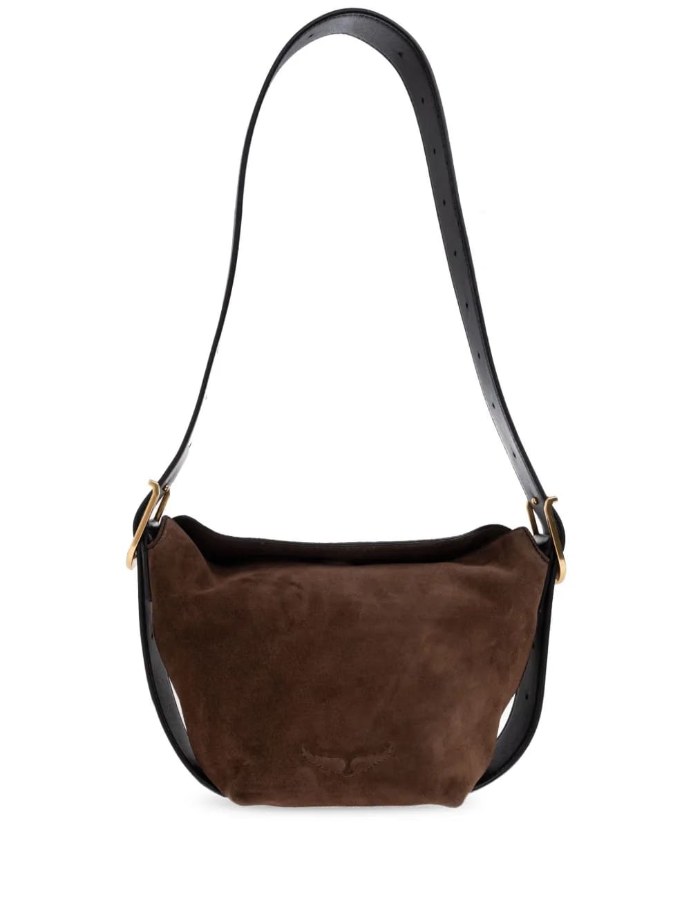 Jane suede shoulder bag