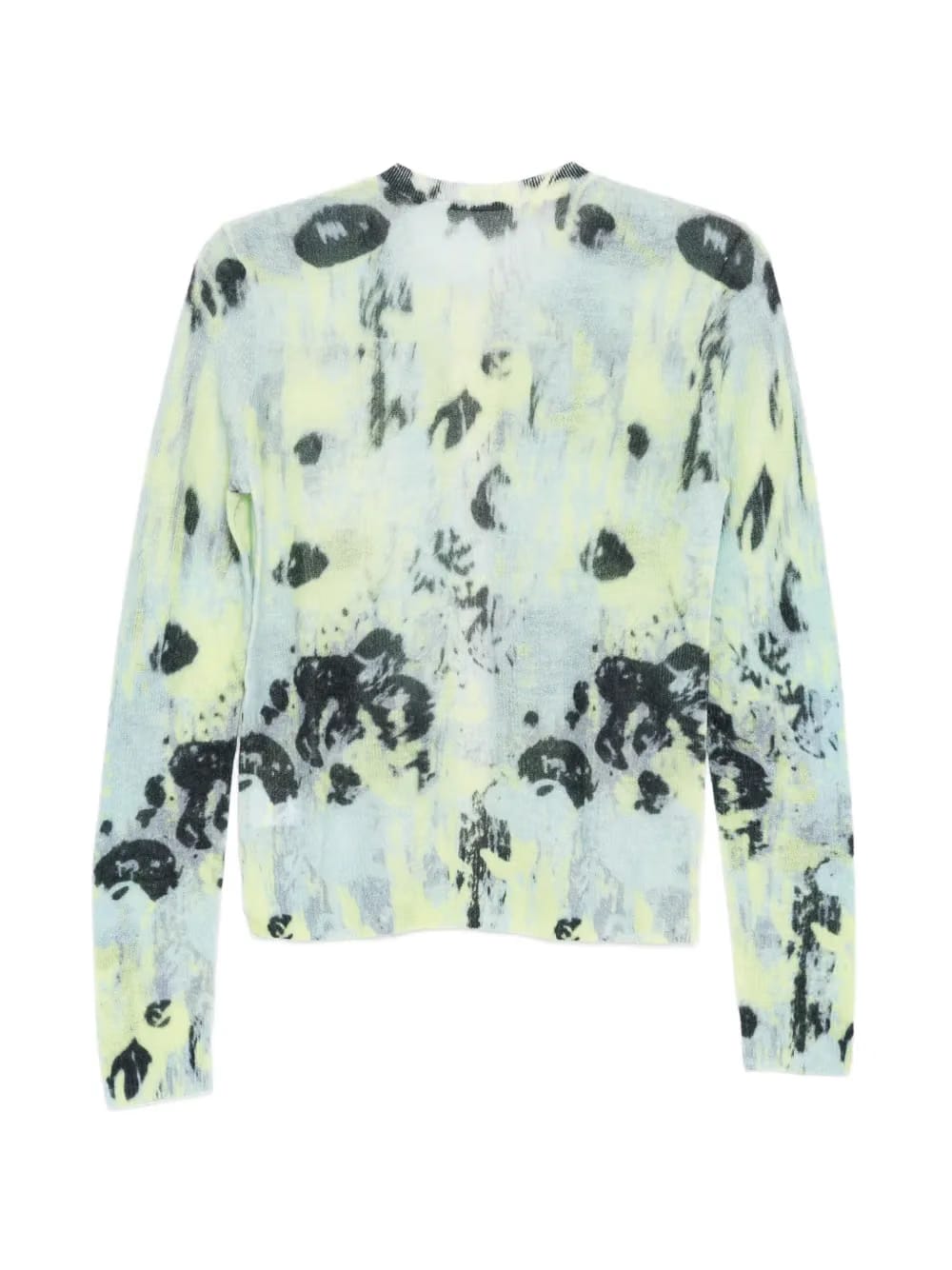 printed cardigan