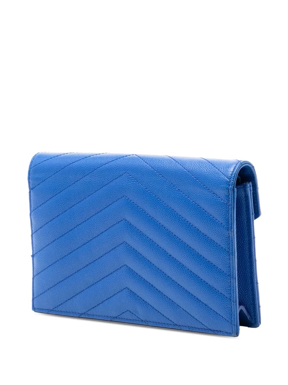 2018 Grain De Poudre Chevron Monogram Envelope Chain Wallet crossbody bag