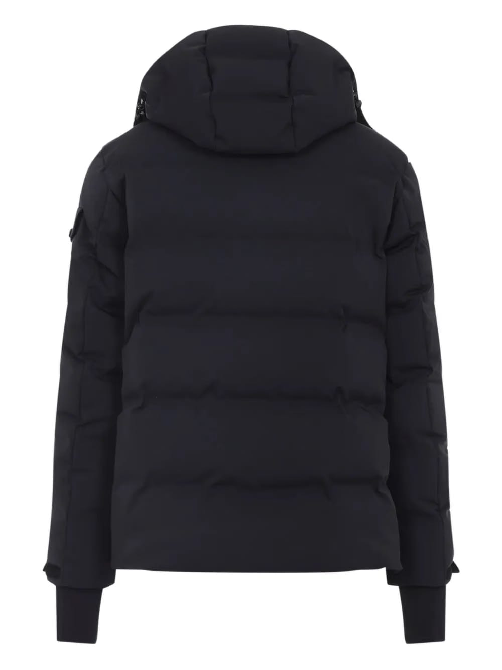 hooded down ski jacket