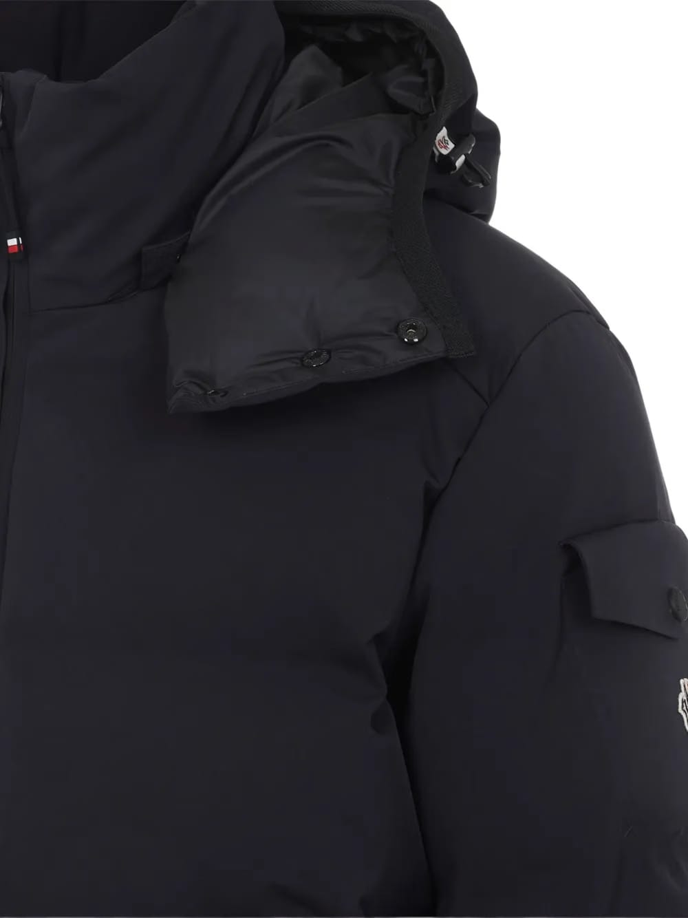 hooded down ski jacket
