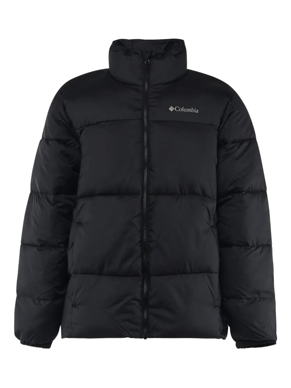 chest-logo padded jacket