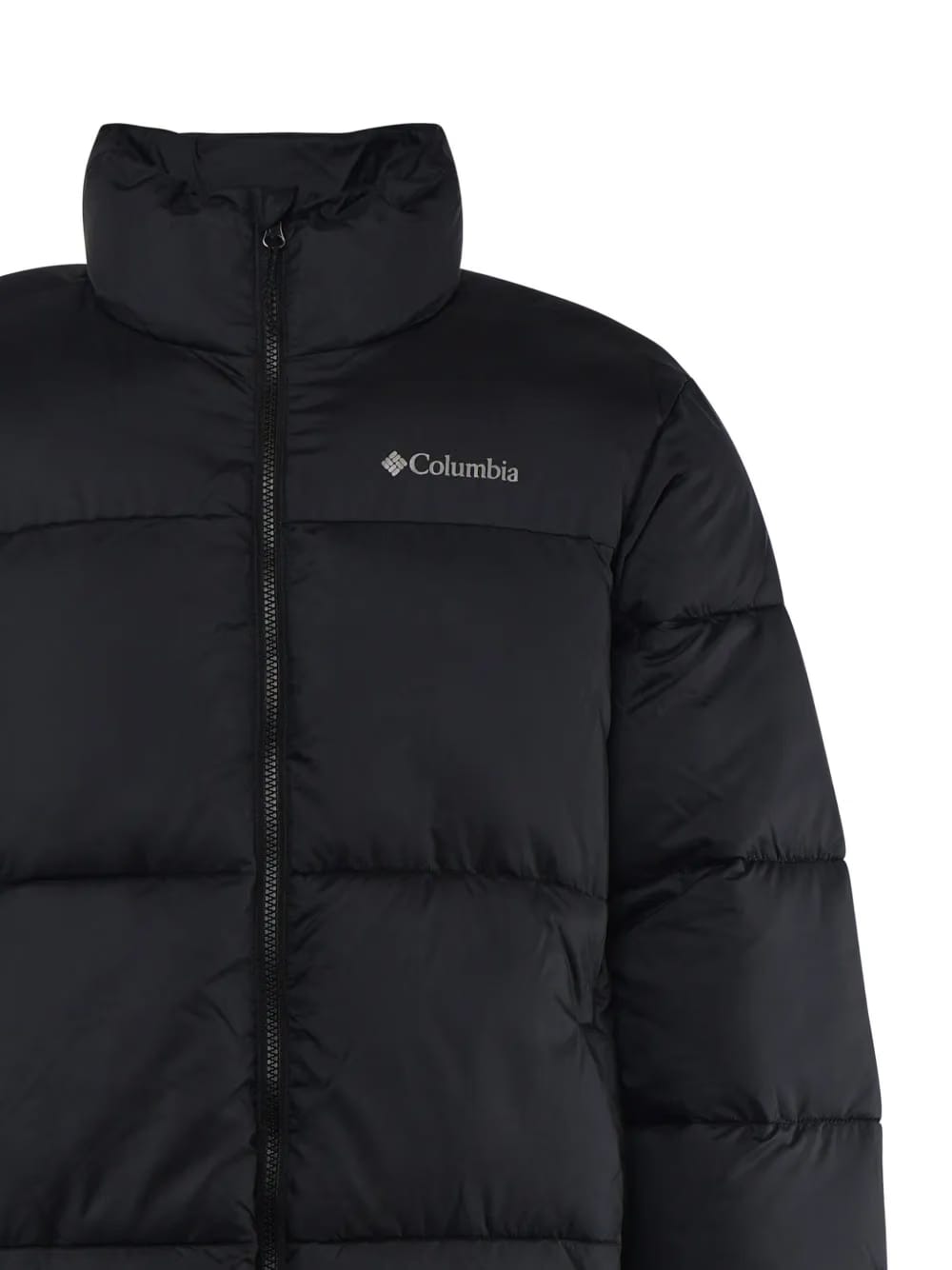 chest-logo padded jacket