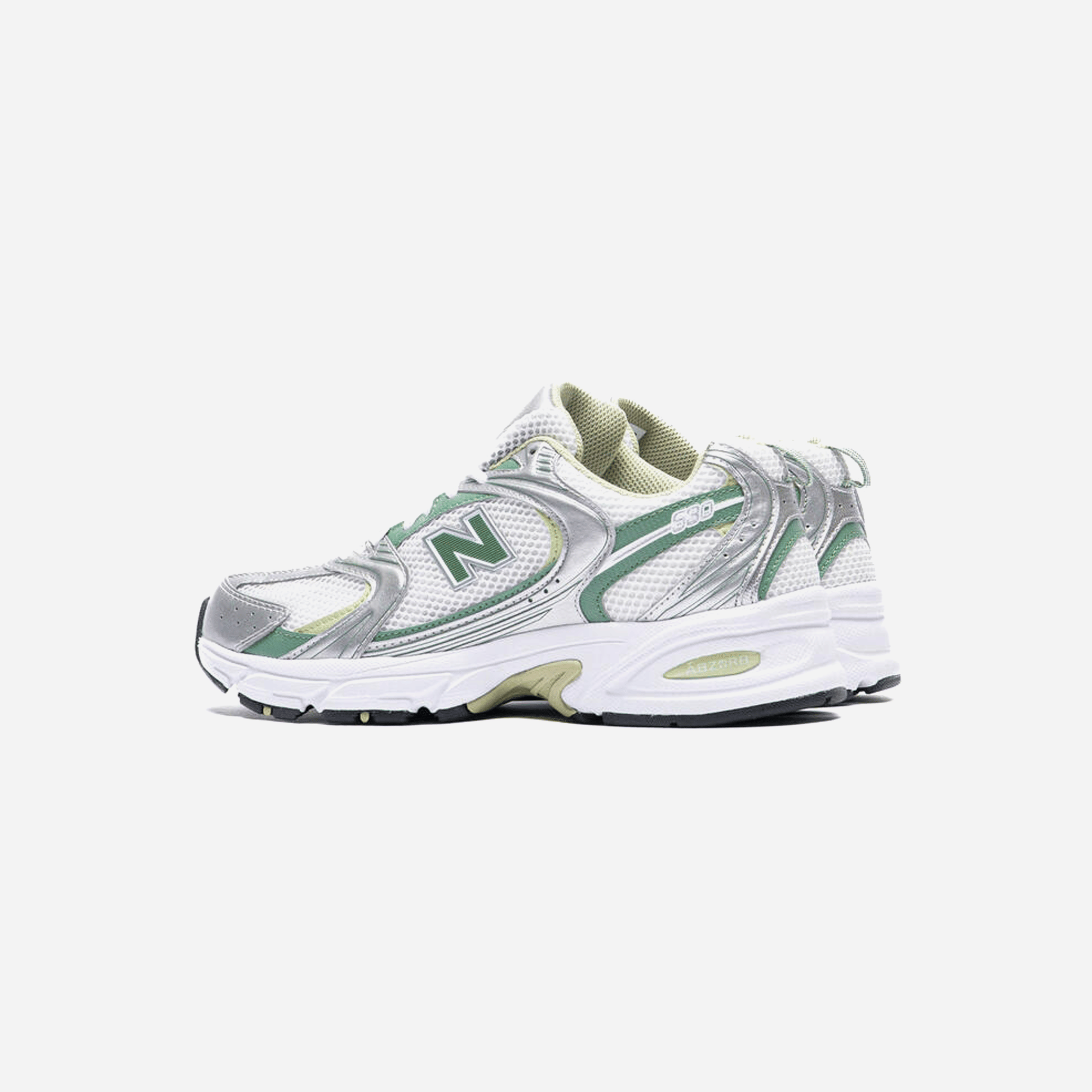 530 Silver Metallic Mallard Green