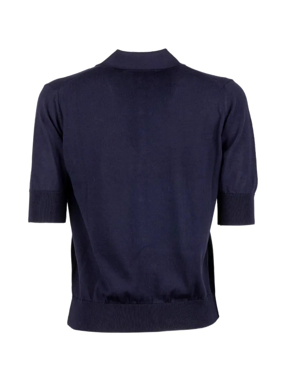 polo-collar top