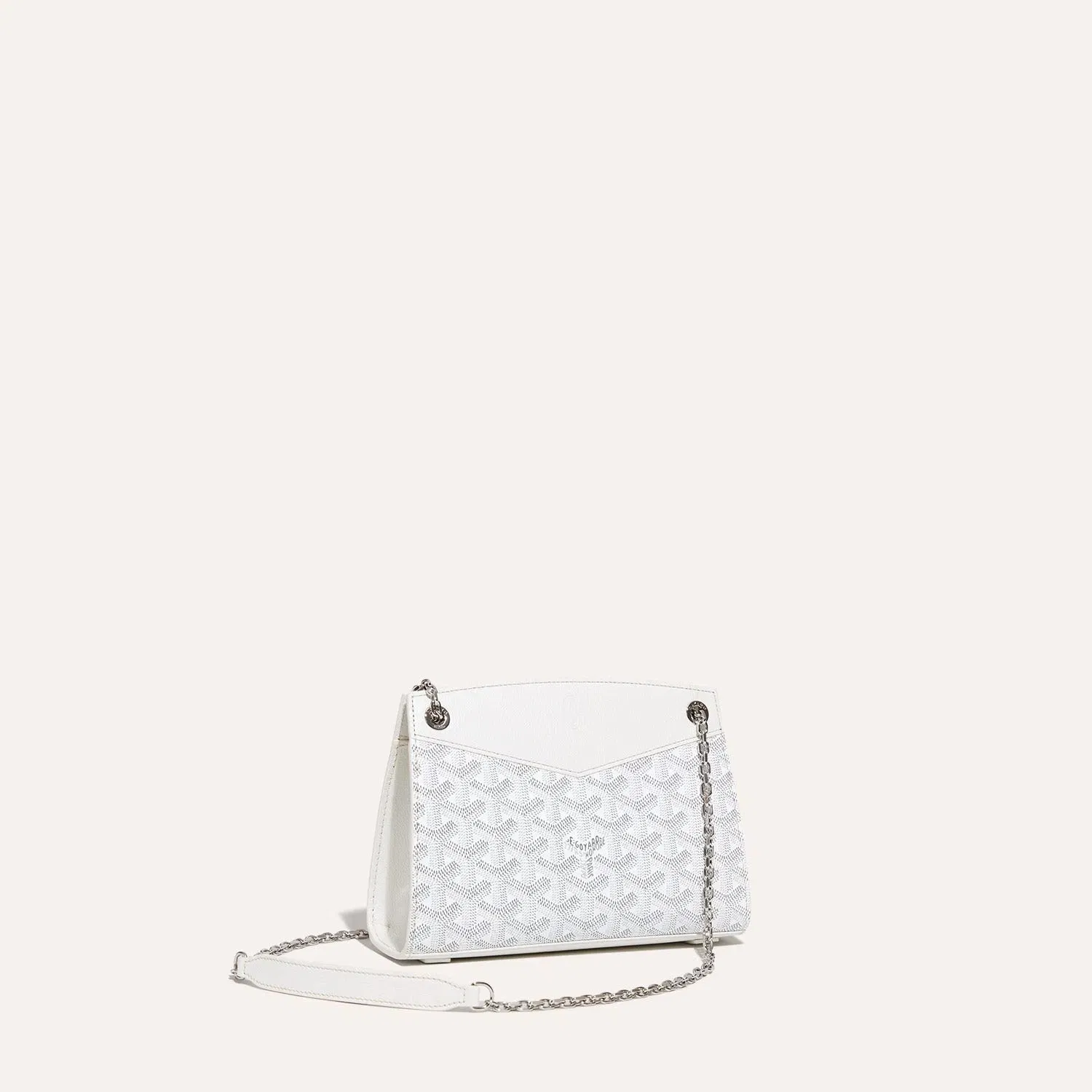 Rouette Structuré Mini Bag (White)