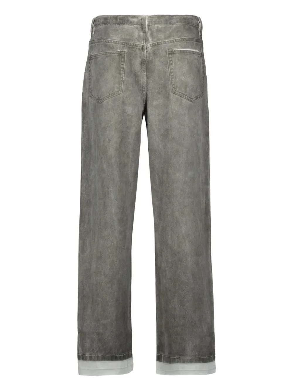 cotton-blend straight jeans