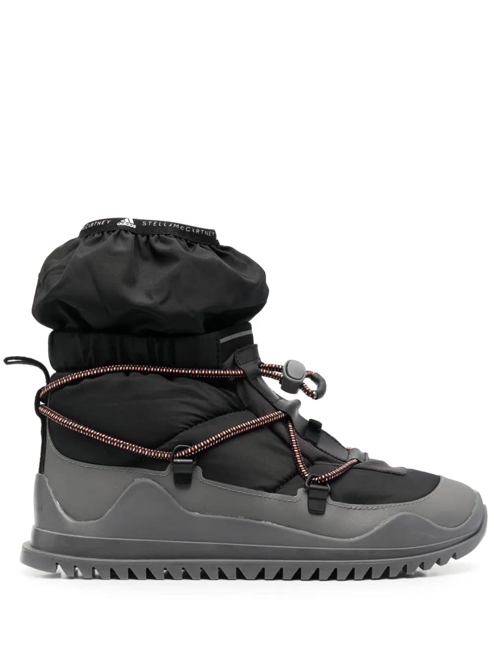 logo-print drawstring boots