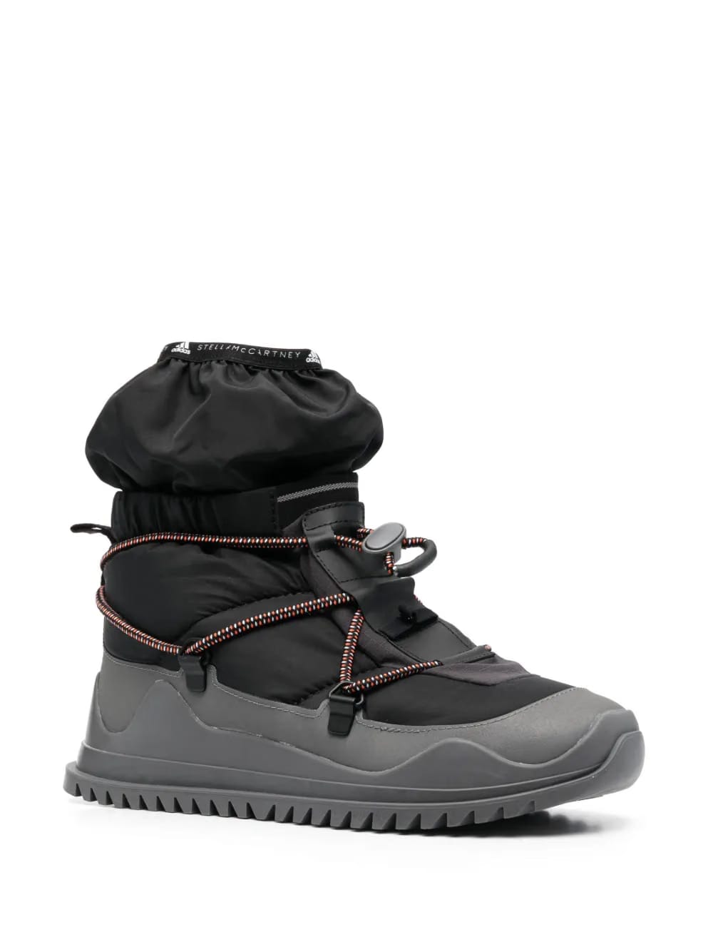 logo-print drawstring boots