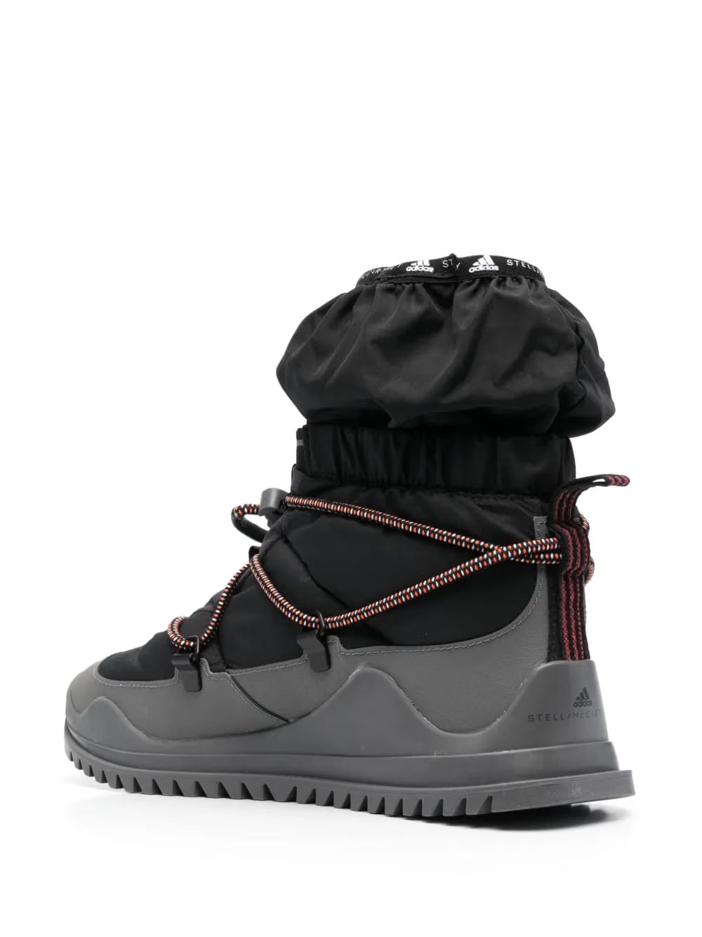 logo-print drawstring boots
