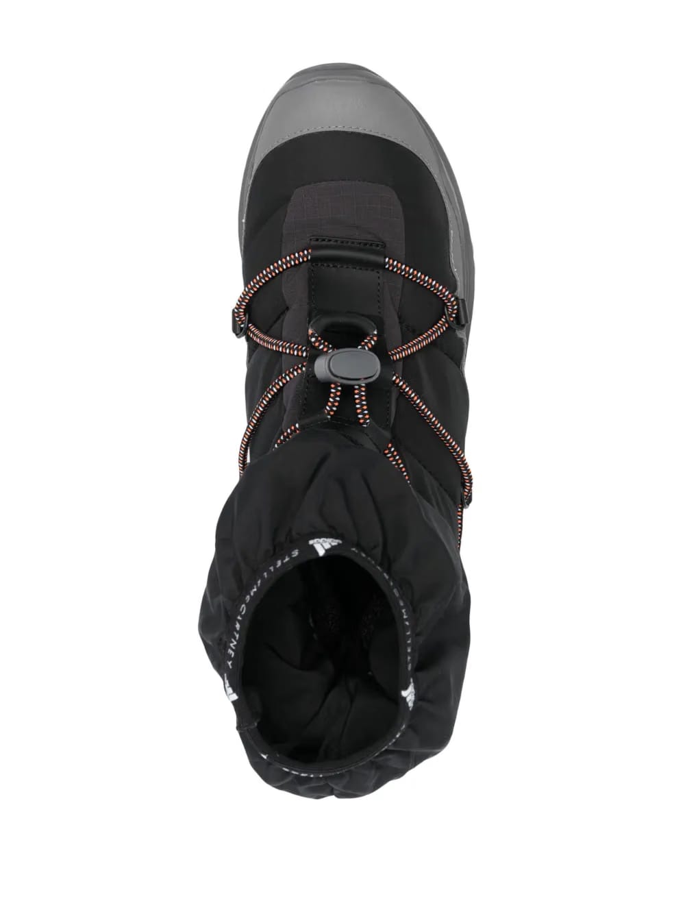 logo-print drawstring boots
