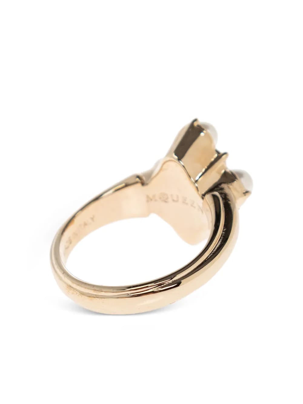 skull pearl ring