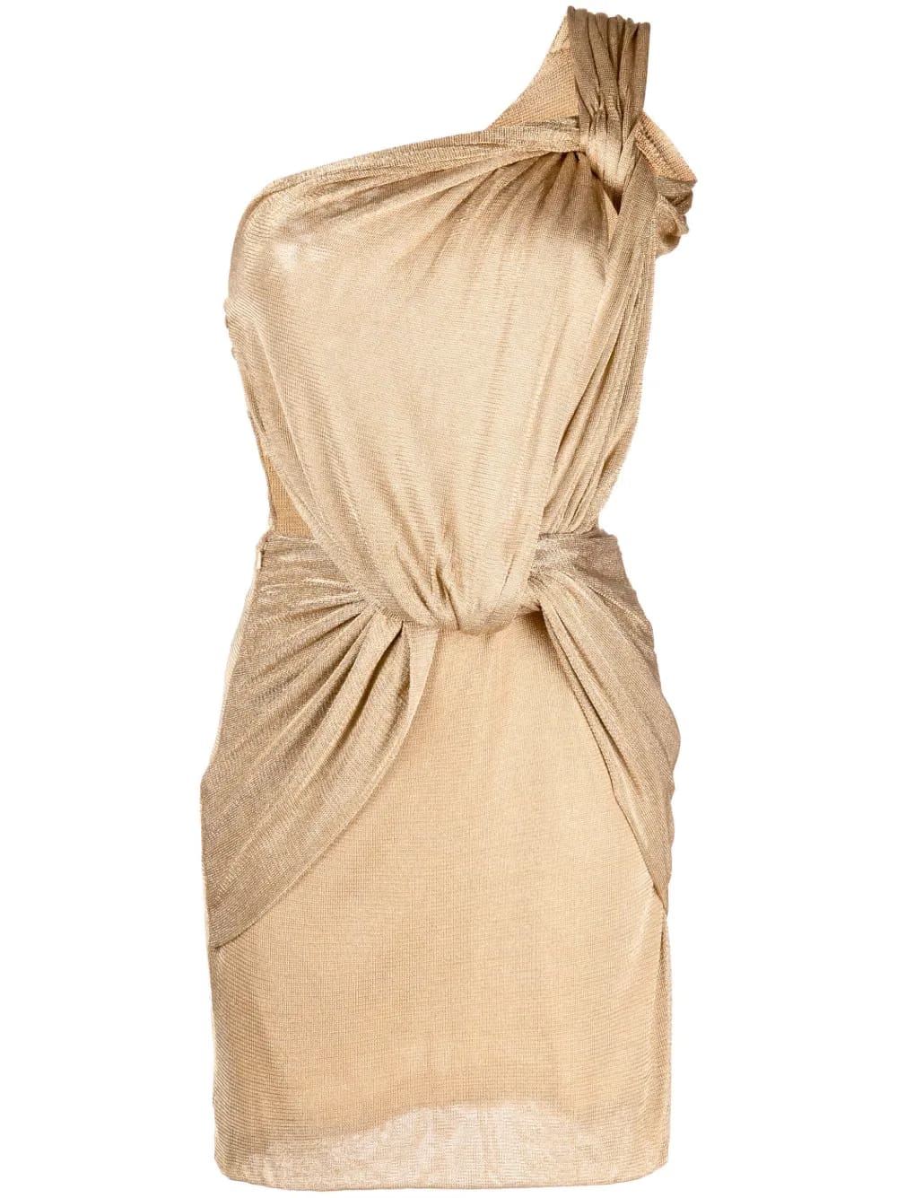 one-shoulder cut-out minidress