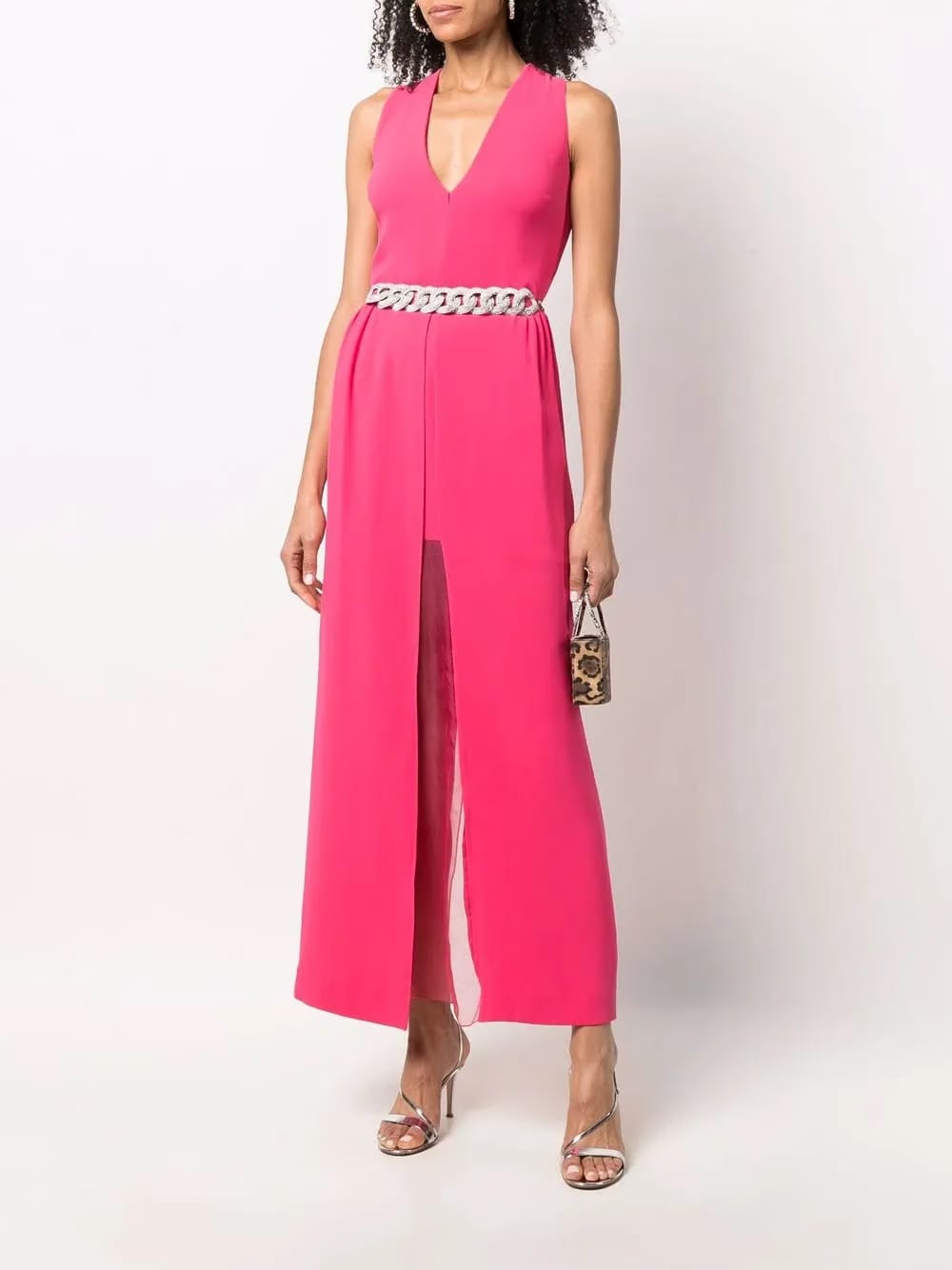 2000s layered-skirt long dress