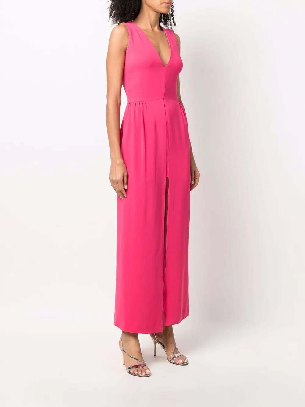 2000s layered-skirt long dress