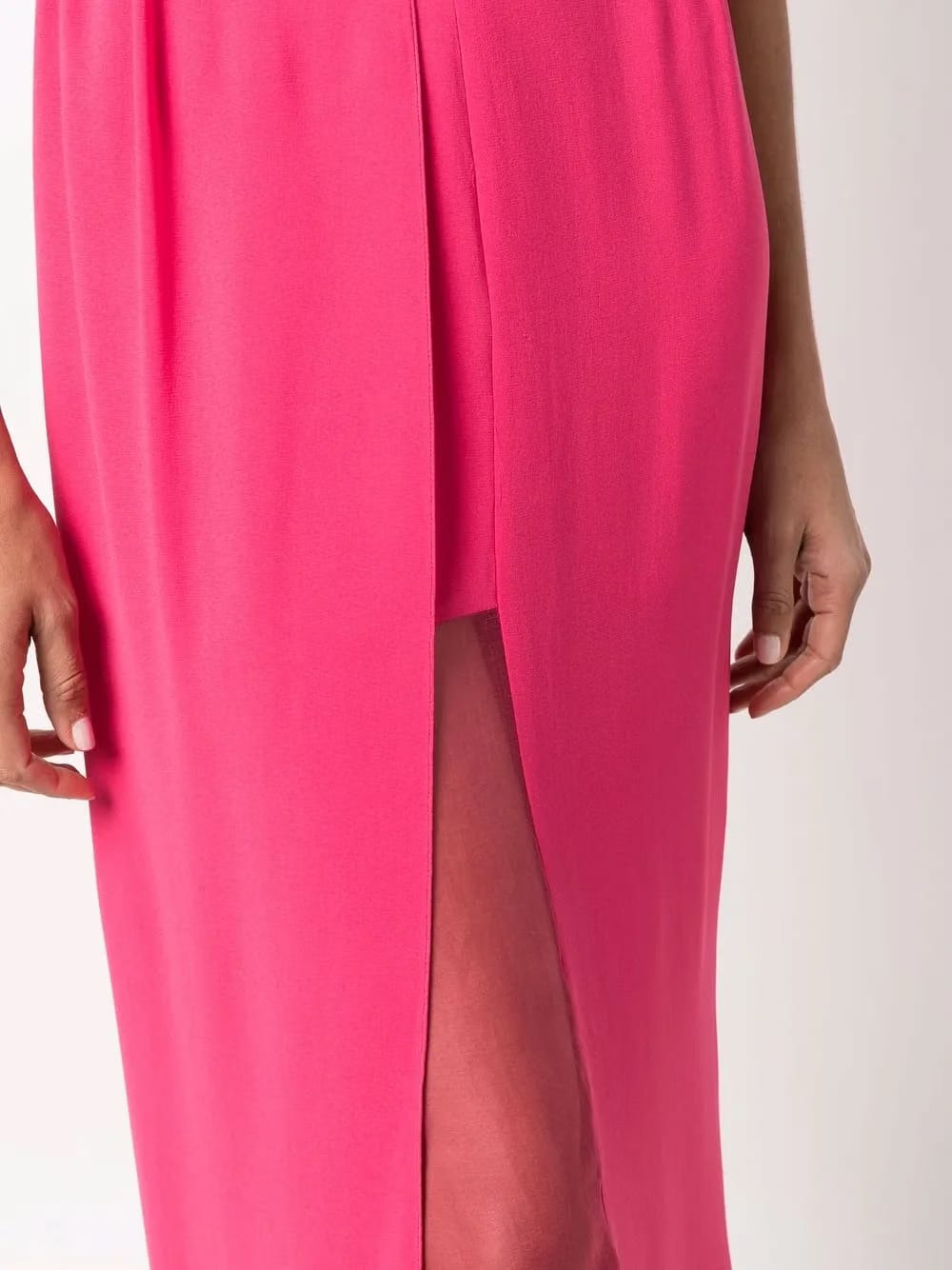 2000s layered-skirt long dress
