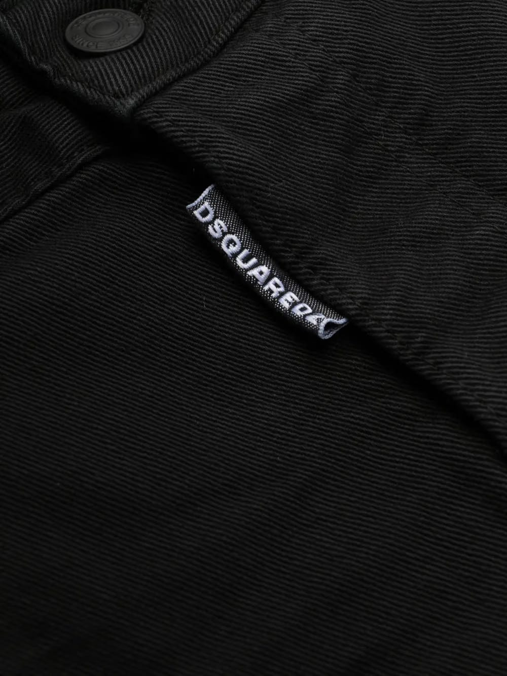 low-rise tapered jeans