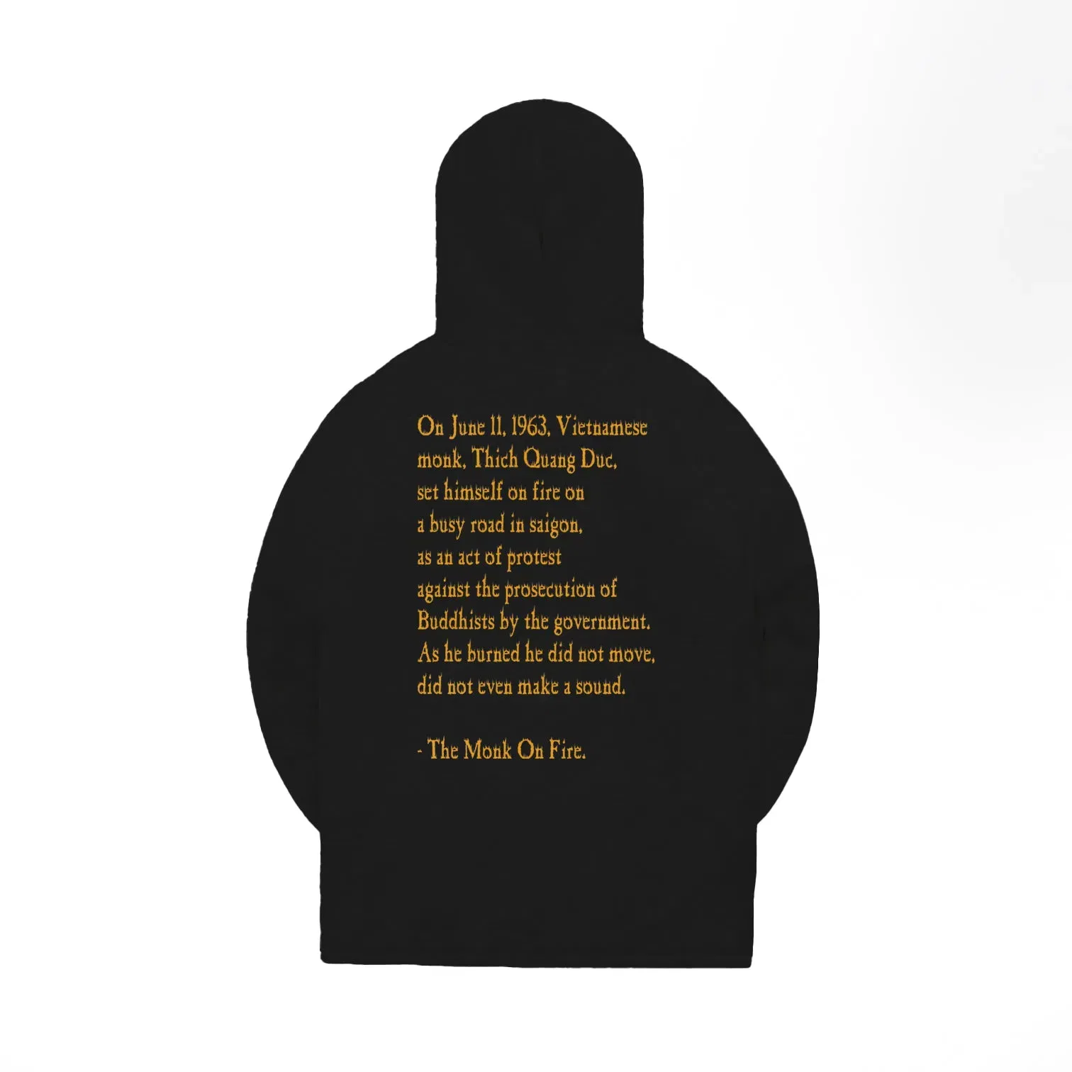 Monk on Fire Hoodie